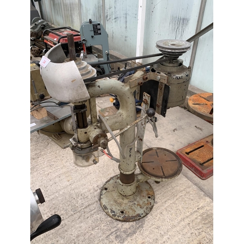 24 - A VINTAGE DRILL PRESS NO VAT