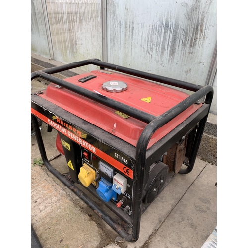 5 - A NEILSEN CT1706 50 Hz GASOLINE GENERATOR + VAT