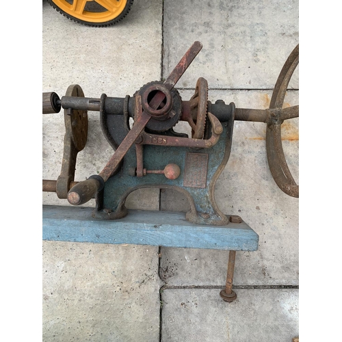 61 - A LITTLE GIANT VINTAGE POST DRILL NO  VAT