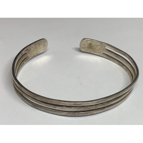 540 - TWO SILVER BANGLES