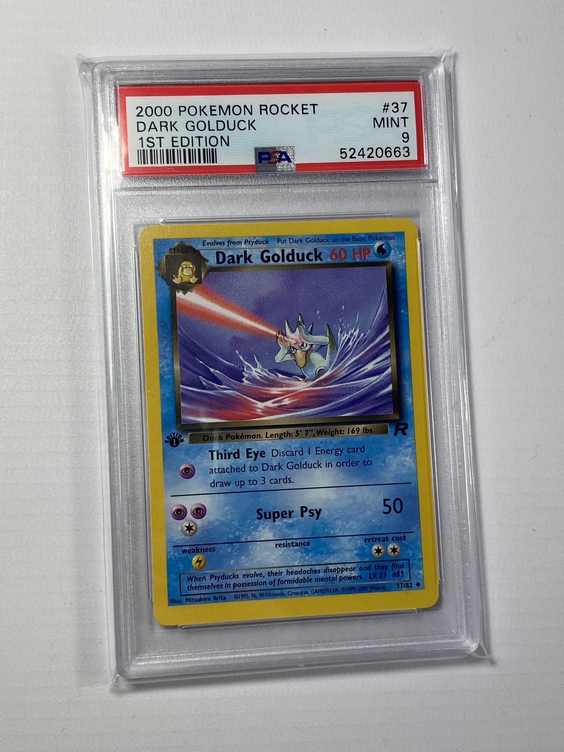 Dark Golduck - 37/62 - Team Rocket Set Condition As