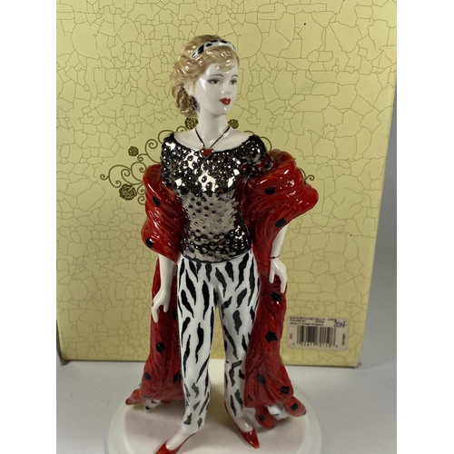 852 - A BOXED LIMITED EDITION COALPORT DAVING SHILLING CELEBRATION COLLECTION 'FUN NIGHT OUT' FIGURE