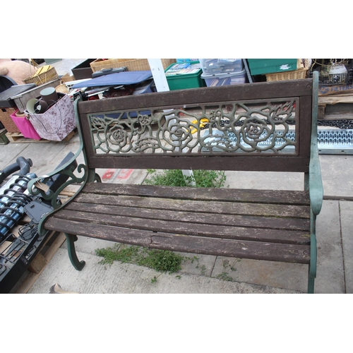 1402 - GARDEN BENCH  NO VAT