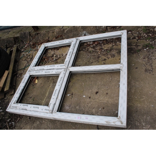 1031 - AN AS NEW UPVC WINDOW FRAME PLUS VAT