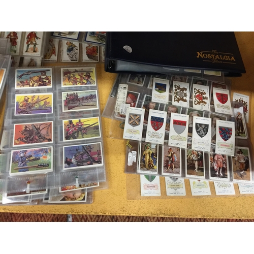 296 - A VERY LARGE COLLECTION OF VINTAGE CIGARETTE CARDS RANGING FROM THE EARLY 1900'S TO INCLUDE A CARD C... 