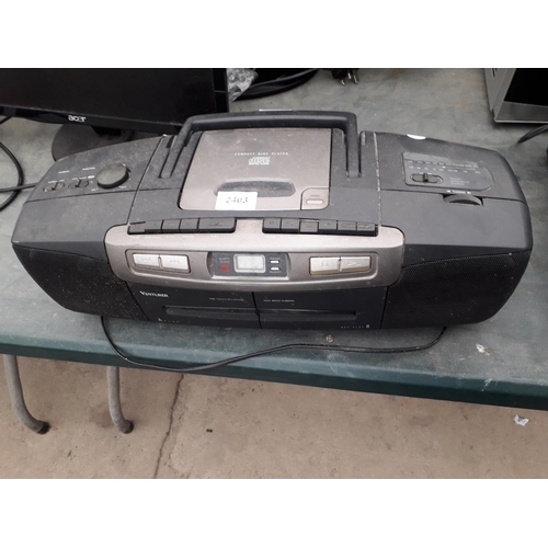 2403 - A RETRO VENTURER RADIO CD PLAYER