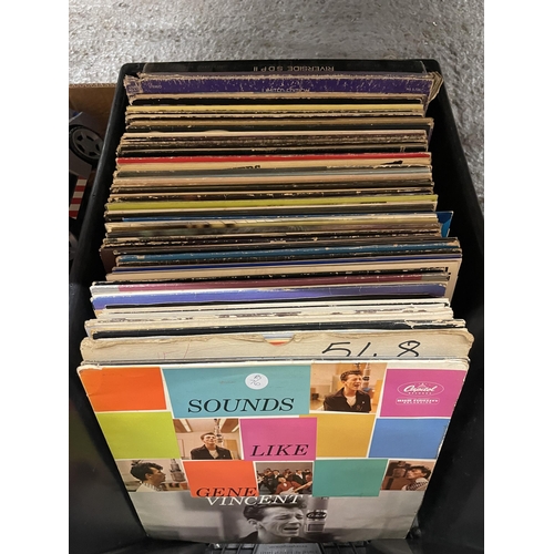 273 - A LARGE COLLECTION OF VARIOUS LPS TO INCLUDE SUPERTRAMP, BLUE MINK, FOLK 66, GENE VINCENT ETC