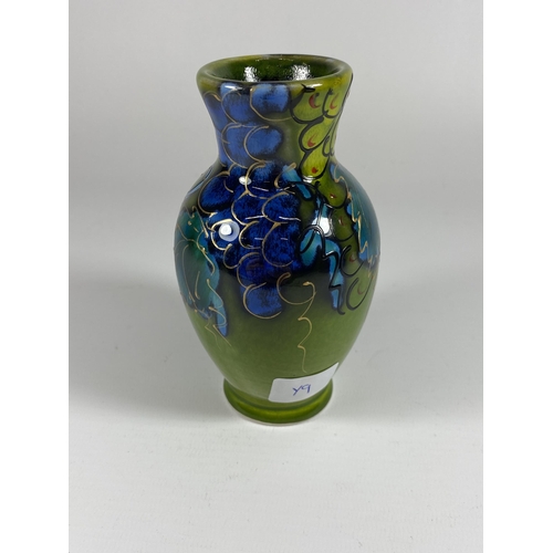 868 - AN ANITA HARRIS VINEYARD PATTERN VASE