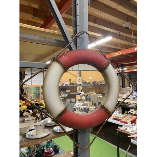 1270 - A LIFEBUOY WALL MIRROR