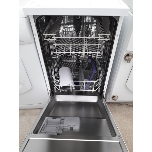 2353 - A WHITE BEKO SLIMLINE DISHWASHER