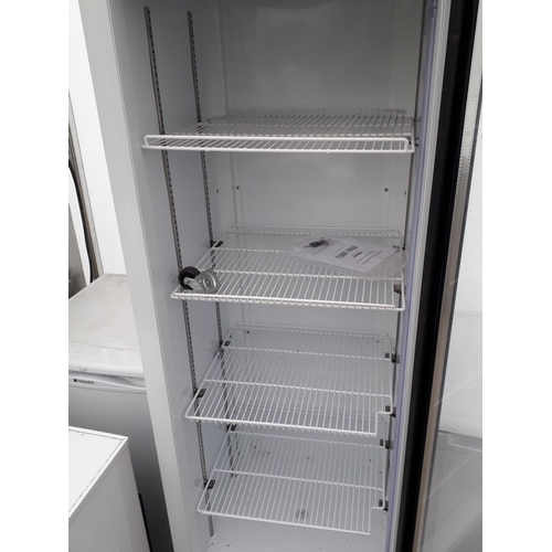 2363 - A RHINO GLASS FRONTED SHOP DISPLAY FRIDGE