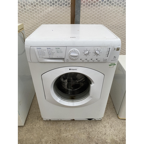 2475 - A HOTPOINT AQUARIUS 6KG WASHING MACHINE