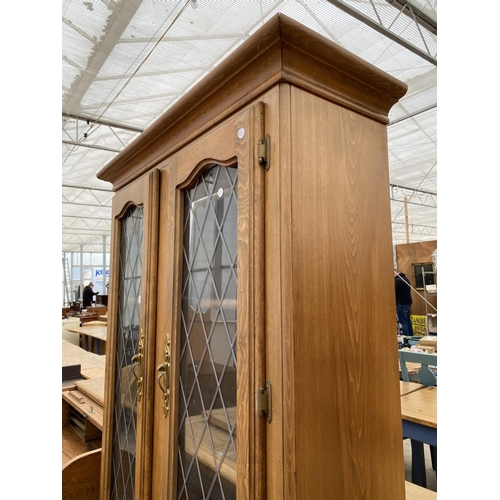 2662 - A MODERN PINE WARDROBE WITH SINGLE DRAWER TO THE BASE, 43