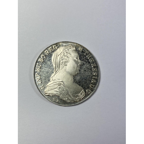 340 - A MARIA THERESA SILVER THALER DATED 1780