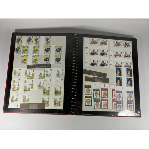 360 - A STAMP ALBUM CONTAINING A LARGE QUANTITY OF BRITISH MINT STAMPS