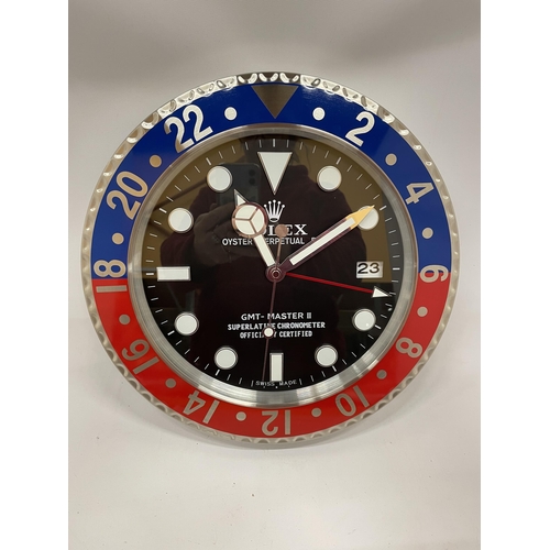 26 - A DEALERS WALL CLOCK