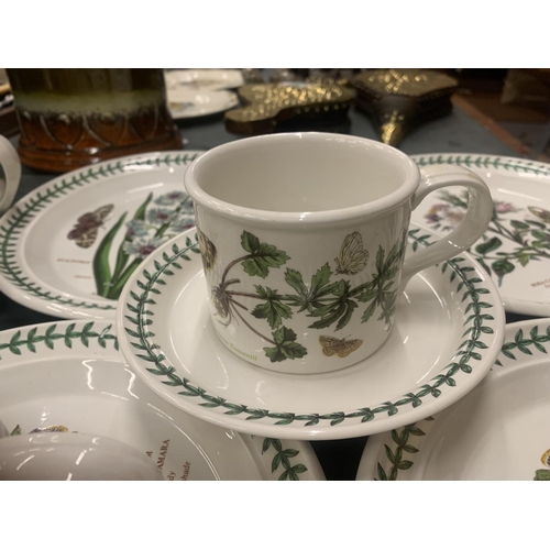 101 - A LARGE QUANTITY OF PORTMEIRION 'BOTANIC GARDEN' AND 'POMONA' DINNERWARE TO INCLUDE PLATES, CUPS, SA... 