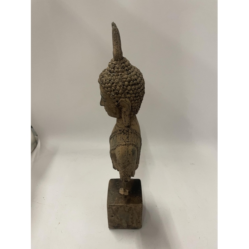 88 - A STONE MODEL OF A BUDDHA TORSO, HEIGHT 40CM