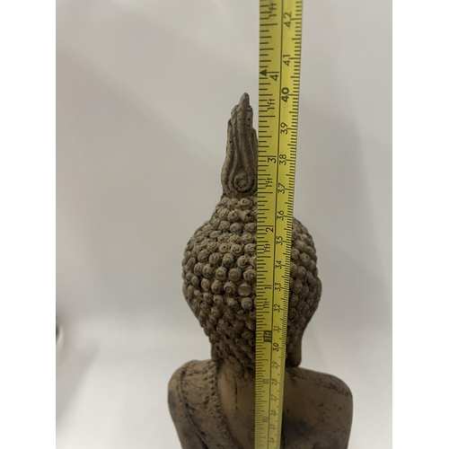 88 - A STONE MODEL OF A BUDDHA TORSO, HEIGHT 40CM