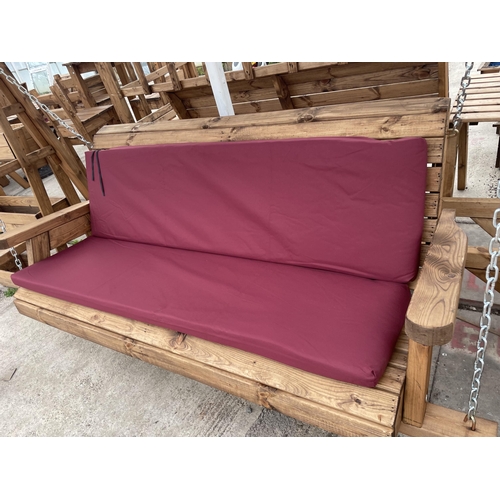 2023 - AN AS NEW EX DISPLAY CHARLES TAYLOR SWING SEAT WITH CANOPY *PLEASE NOTE VAT TO BE CHARGED ON THIS IT... 