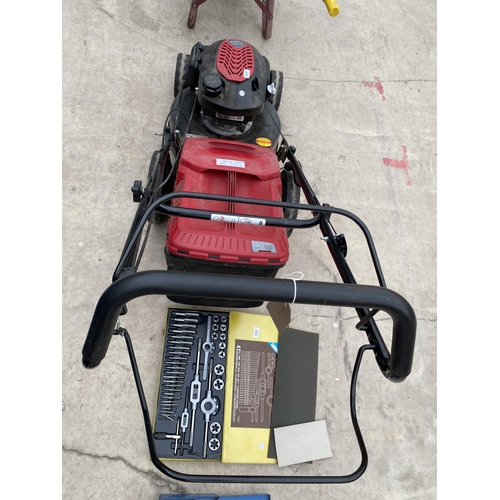 2009 - A MOUNTFIELD SP46 ELITE LAWN MOWER WITH GCV 145 WITH GRASS BOX, BELIEVED WORKING ORDER BUT NO WARRAN... 