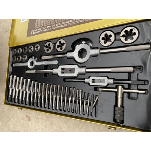 2010 - A BELIEVED COMPLETE HILKA 41 PIECE 'MM' TAP AND DIE SET