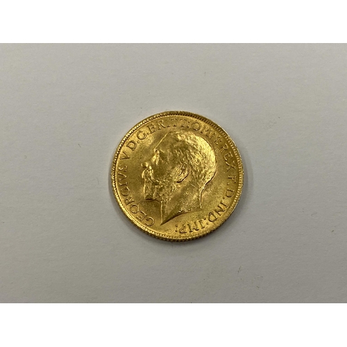 366 - A GEORGE V 1911 GOLD FULL SOVEREIGN COIN