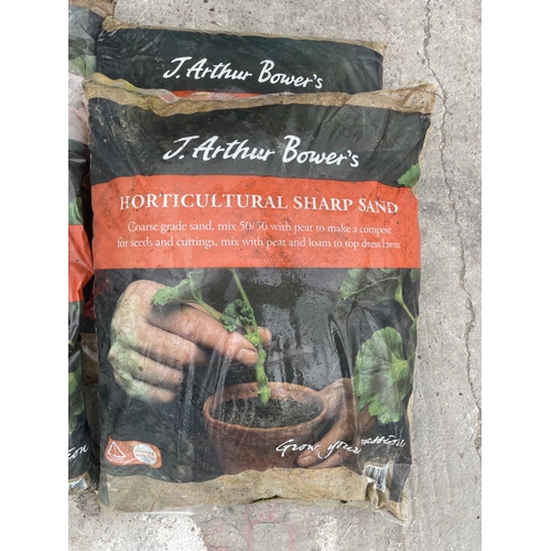 230 - FOUR BAGS OF J ARTHUR BOWERS HORTICULTURAL SHARP SAND 20KG BAGS NO VAT