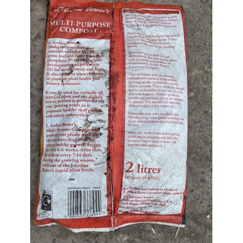 236 - TEN 2KG BAGS OF J ARTHUR BOWERS MULTI PURPOSE COMPOST NO VAT