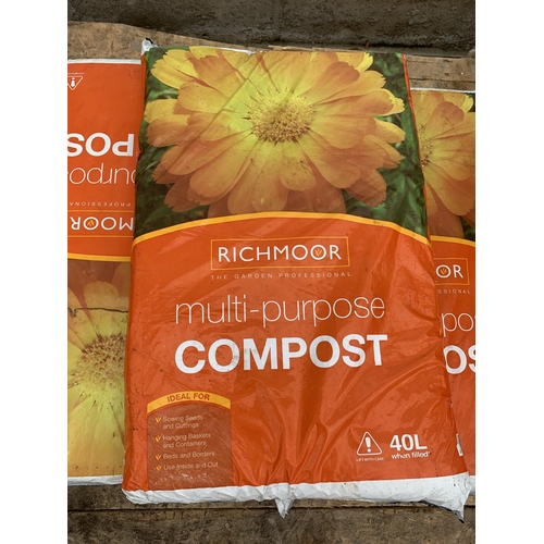 69 - FIVE BAGS OF RICHMOOR MULTI PURPOSE COMPOST 40L NO VAT