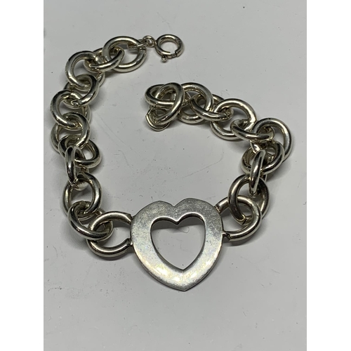 591 - TWO SILVER BRACELETS