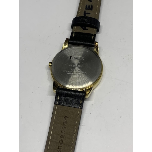 596 - A TIMES INDIGLO WRIST WATCH SEEN WORKING BUT NO WARRANTY