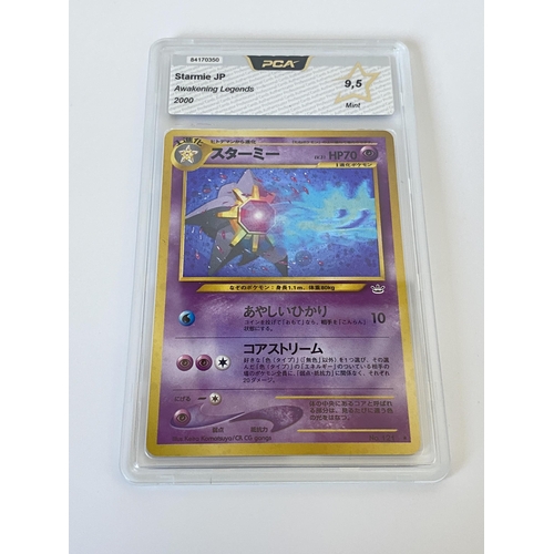 115 - A JAPANESE GRADED POKEMON CARD -STARMIE AWAKENING LEGENDS - PCA GRADE - 9.5