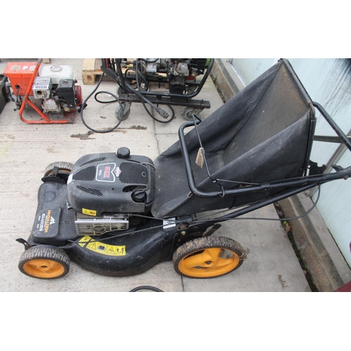 10 - MCCULLOCH BRIGGS STRATTON MOWER MODEL M53625 CDMW  NO VAT