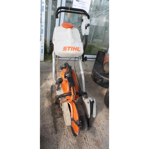 104 - STIHL 410 DISC CUTTER WITH WATER FEEDER  NO VAT