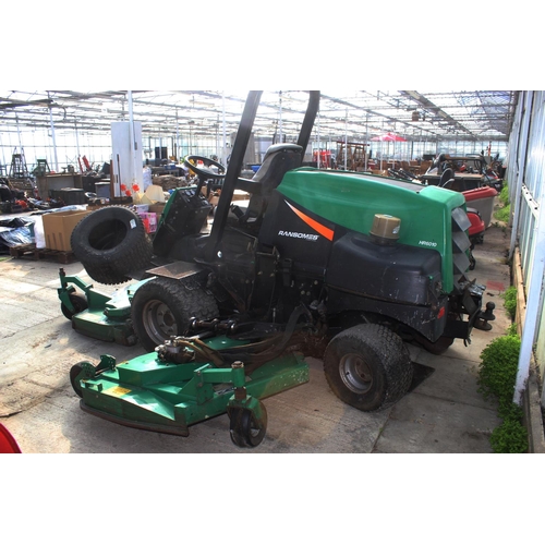 111 - RANSOMES JACOBSEN HR6010 RIDE ON GANG MOWER WITH A MANUAL NO VAT