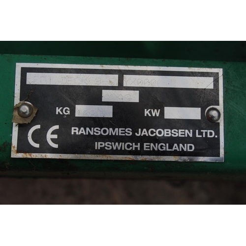 111 - RANSOMES JACOBSEN HR6010 RIDE ON GANG MOWER WITH A MANUAL NO VAT