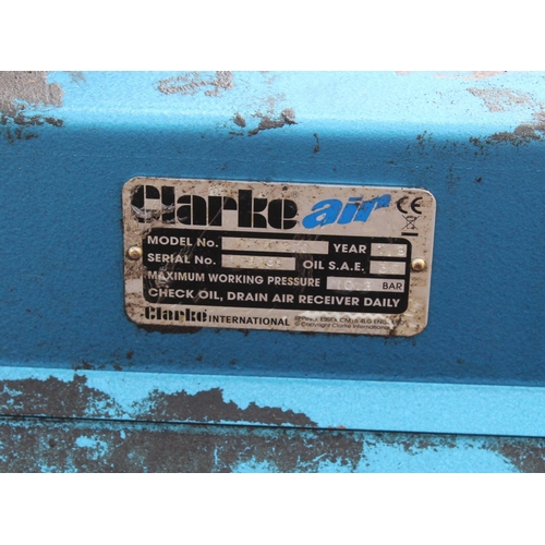 119 - CLARK INDUSTRIAL COMPRESSOR TANK + VAT