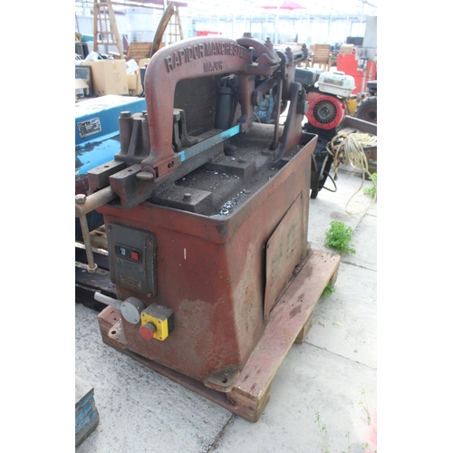 120 - RAPIDOR MANCHESTER MAJOR INDUSTRIAL HACK SAW  IN WORKING ORDER+ VAT