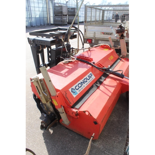 205 - A CONQUIP K600 SWEEPER NO VAT