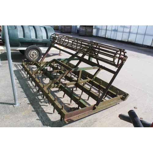 218 - A 10' DUTCH HARROW & CRUMBLER + VAT