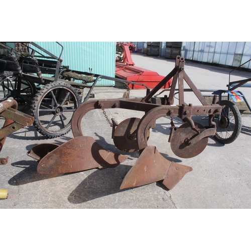 223 - A FERGUSON 2 FURROW PLOUGH NO VAT