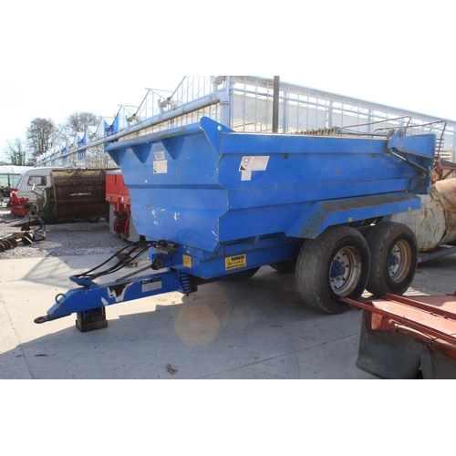 249 - A 14 TONNE 2015 JMP DUMP TRAILER + VAT