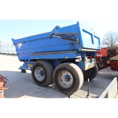 249 - A 14 TONNE 2015 JMP DUMP TRAILER + VAT