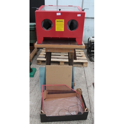 3 - A SANDBLASTING CABINET   NO VAT