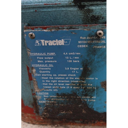 350 - TRACTEL HYDRAULIC PUMP  NO VAT