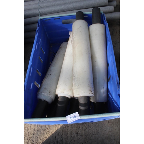 618 - 6 ROLLS OF PALLET WRAP  NO VAT