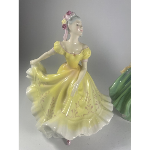 717 - A ROYAL DOULTON LADY FIGURES - NINETTE HN2379 & JANE HN3260