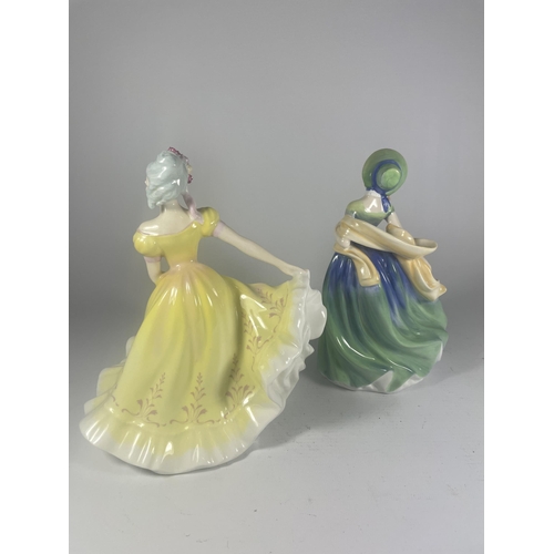 717 - A ROYAL DOULTON LADY FIGURES - NINETTE HN2379 & JANE HN3260