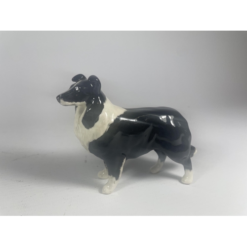 725 - TWO BESWICK DOGS - COLLIE AND SCOTTIE DOG